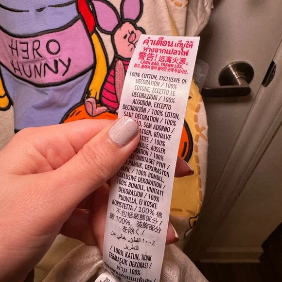 NWT Disney Winnie the Pooh and Piglet Halloween Embroidered T-Shirt for Women - Picture 11 of 12